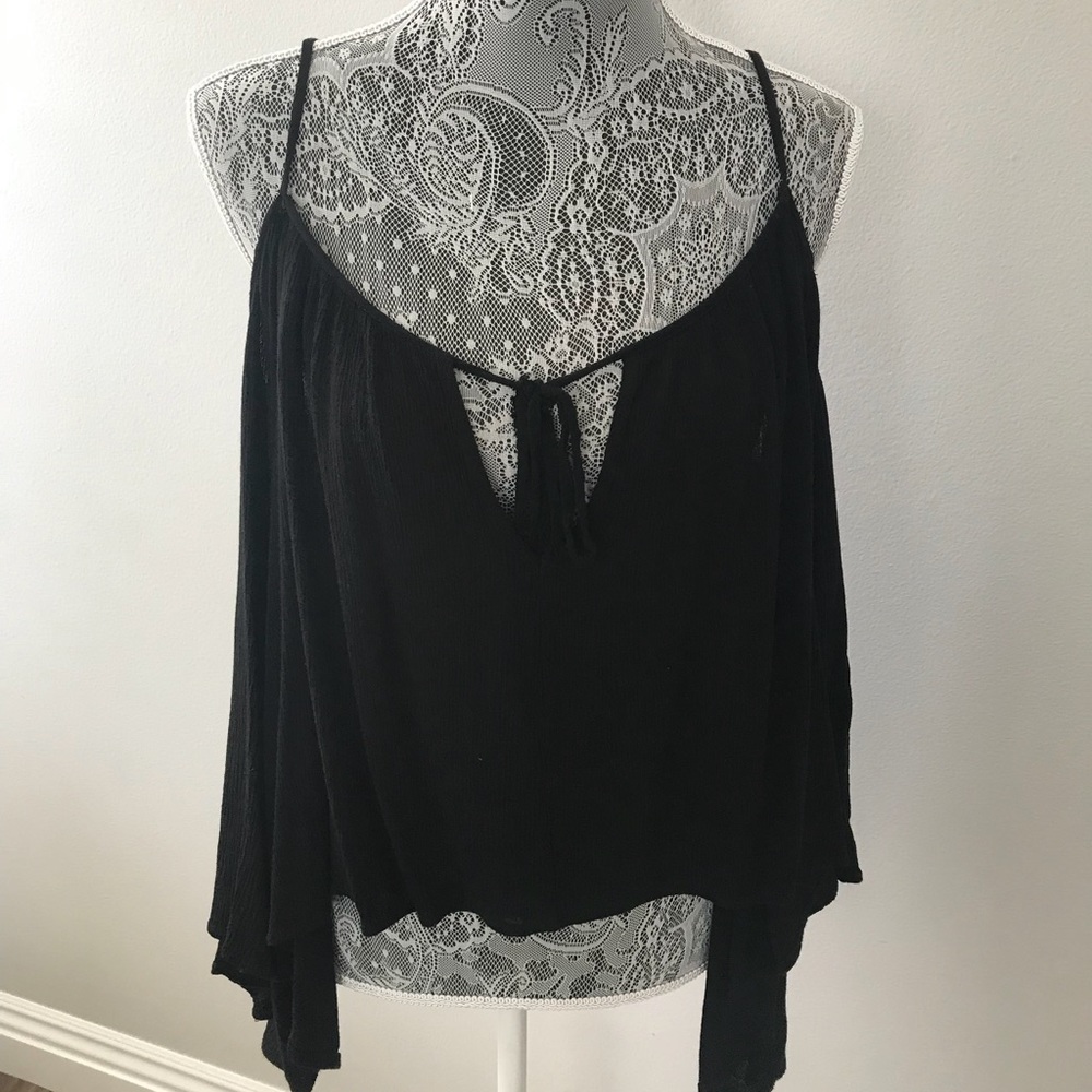Semi baggy crop top